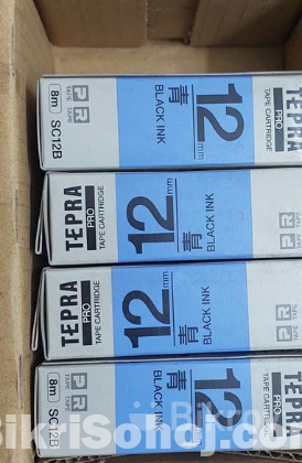 KING JIM Tepra PRO Tape Cartridge 12mm (SC12B) – Black Ink!